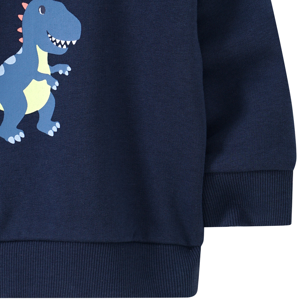Topomini Baby Sweatshirt mit Dino-Print dunkelblau