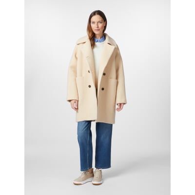 Damen-Bouclémantel, Beige