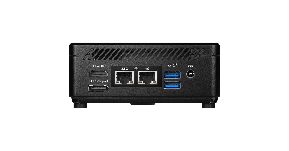 MSICubi 5 12M-405BEU barebone  (Zwart | Core i7-1255U | UHD Graphics)