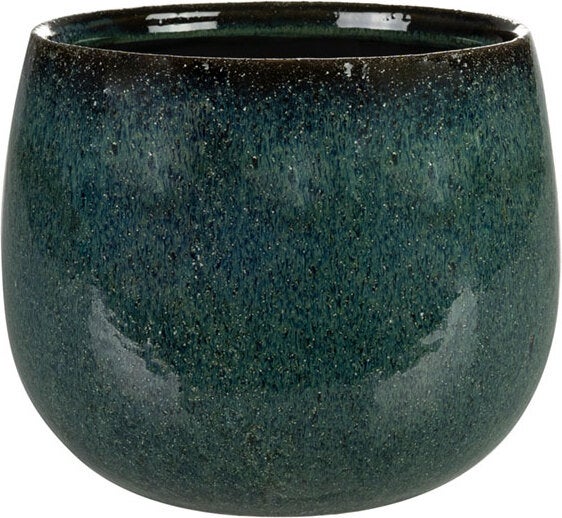 TS bloempot Odile groen / blauw D 24 H 19 cm