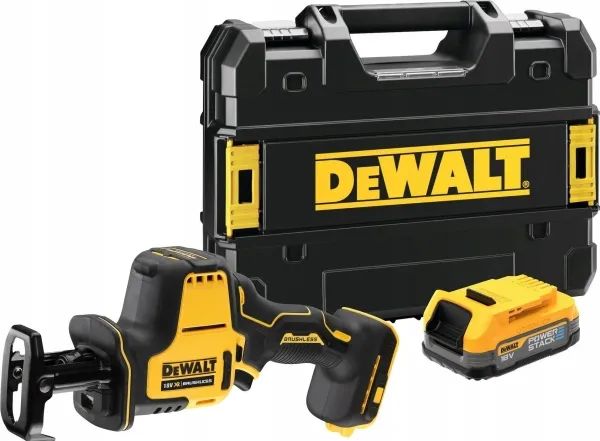 DEWALT 18V 1x1,7Ah POWERSTACK-sabelsav DCS369E1T