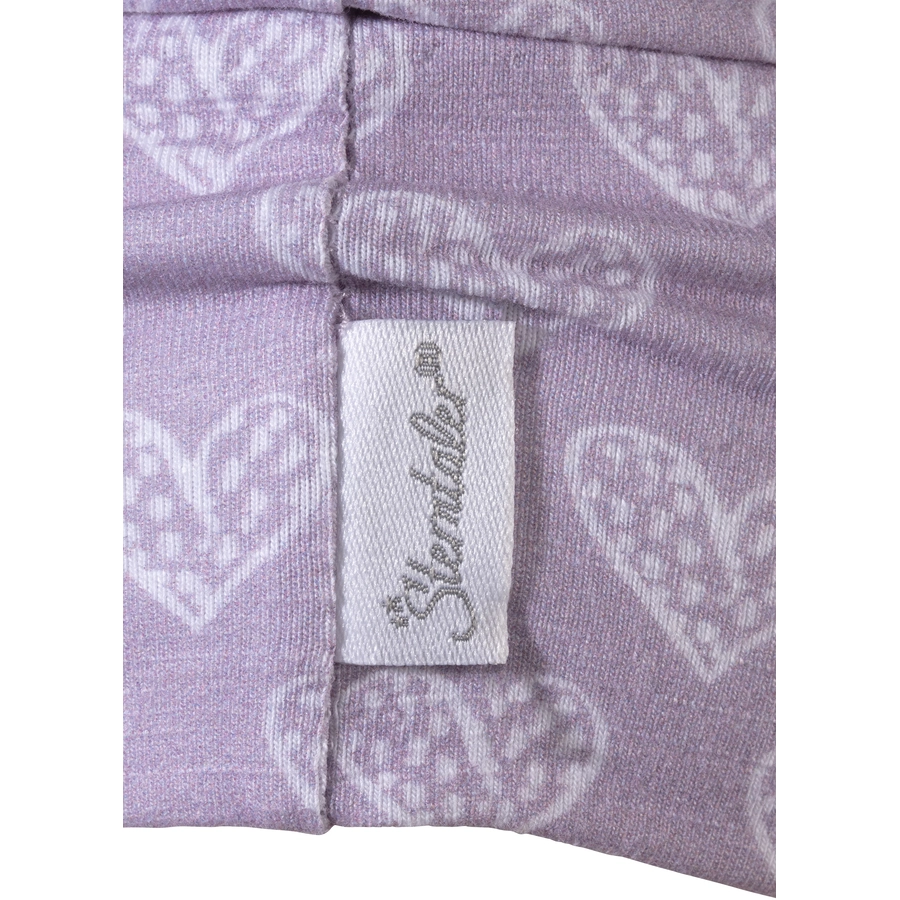 Sterntaler Slouch-Beanie Herzen flieder