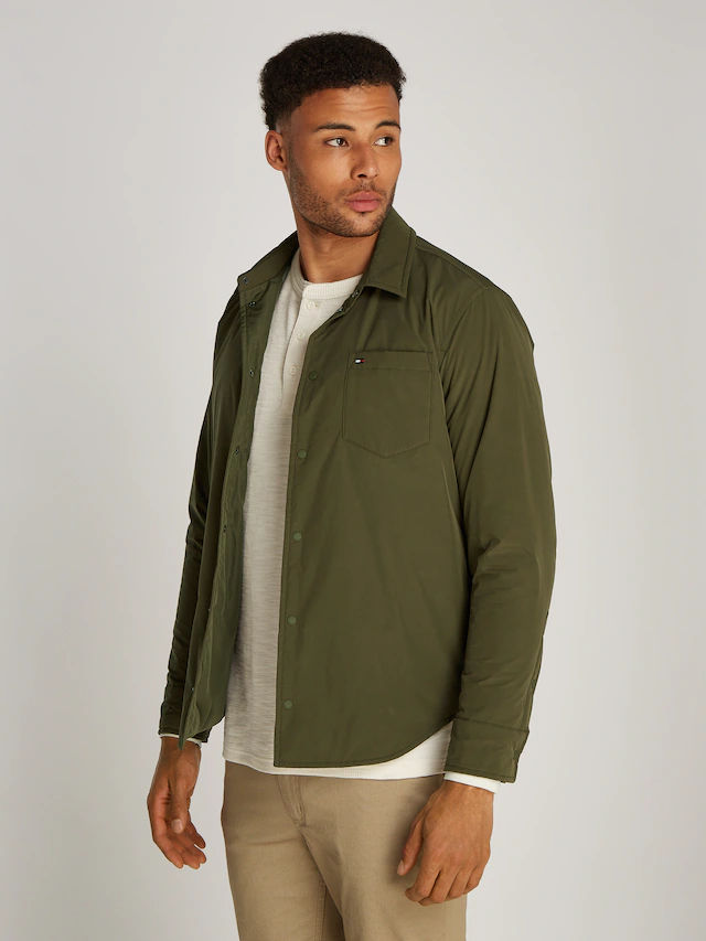 Tommy Hilfiger Hemdjacke »LW PACKABLE SHIRT JACKET« mit Brusttasche