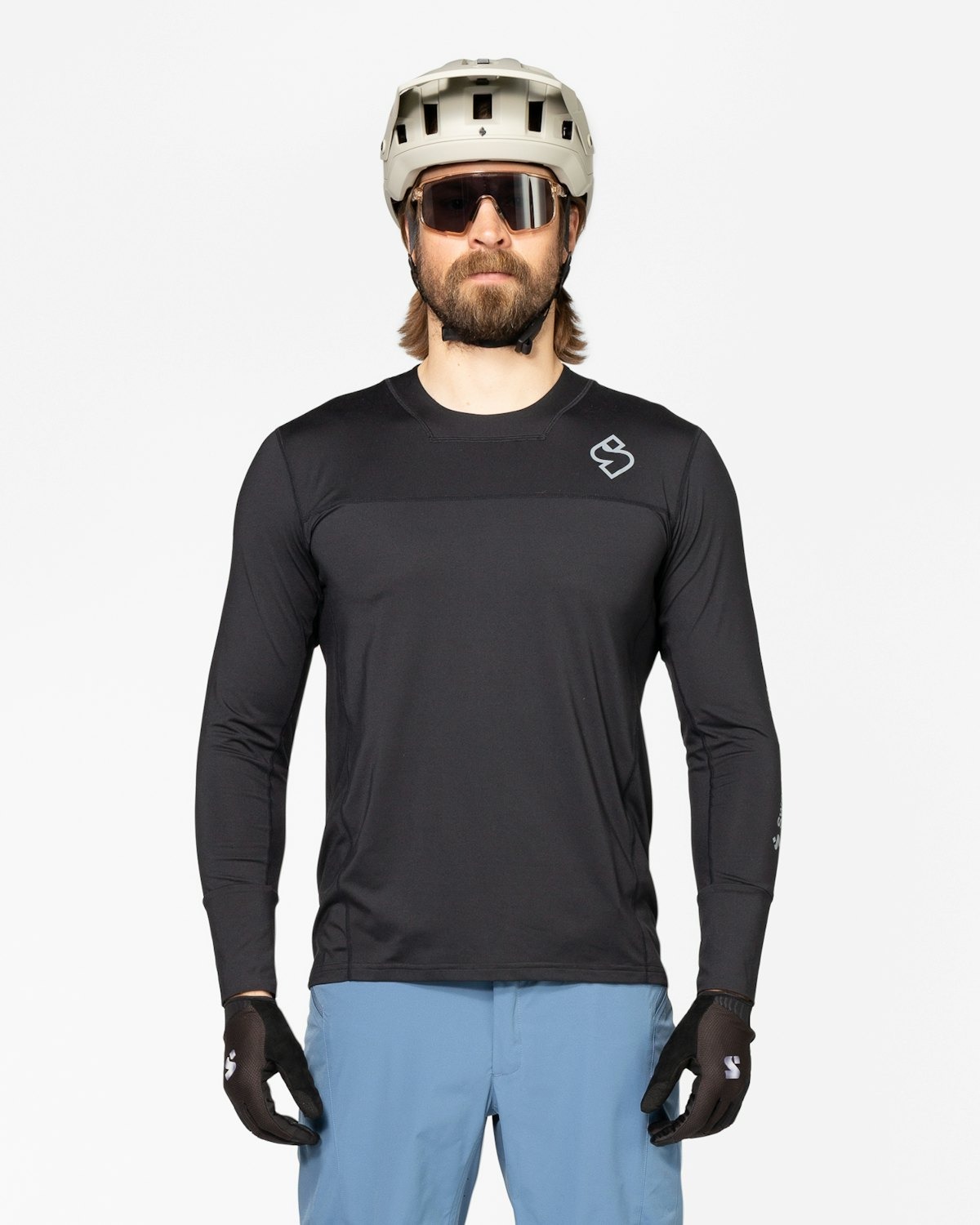 Hunter MTB LS Jersey Herre Black