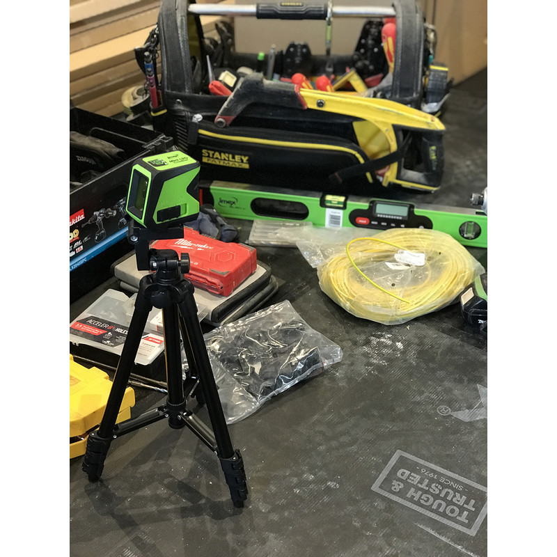 Imex L2GS kruislijnlaser & statief Groen