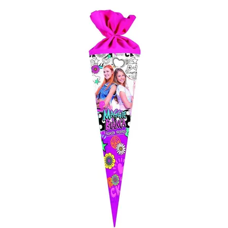 Nestler Schultüte Maggie & Bianca, rund, 70 cm