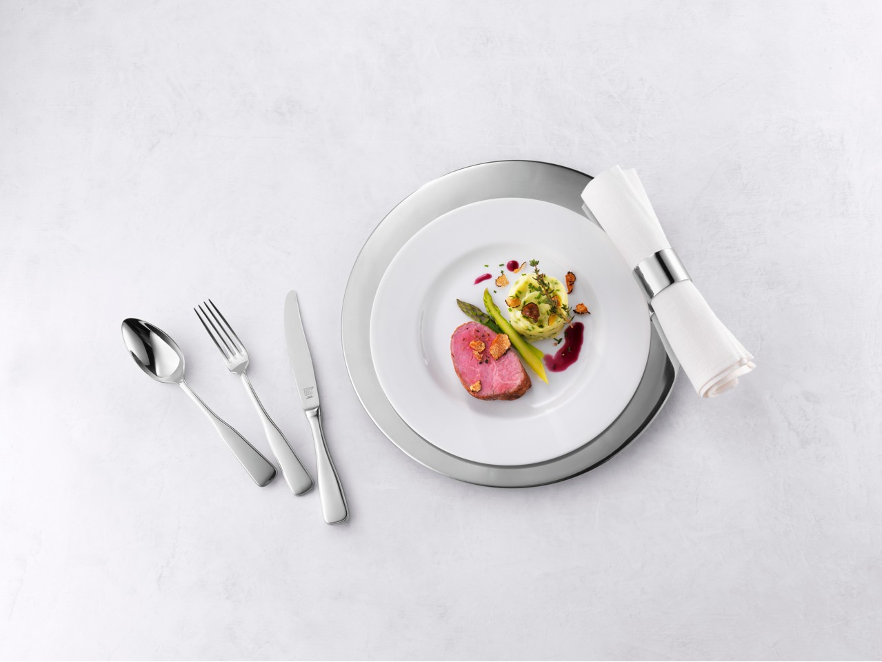 Zwilling - Jessica (polished) Steakbestik sæt - Sølv - 6-dele