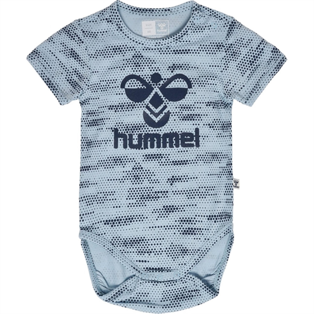 Celestial Blue Paro Body S/S - Hummel → Luksusbaby.dk