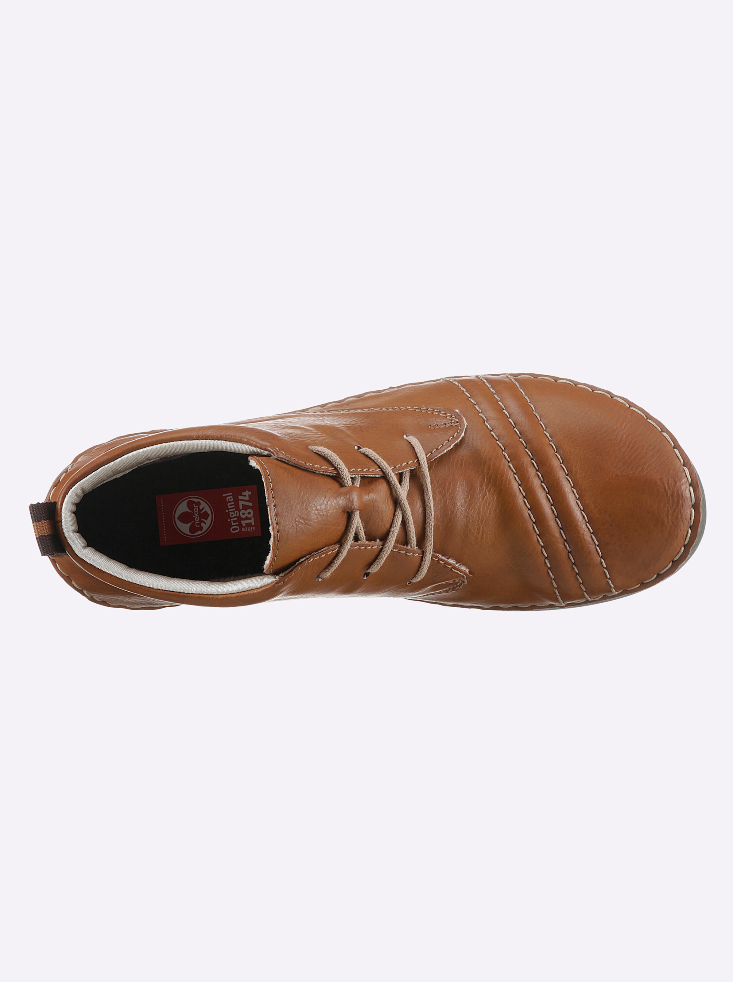Rieker Schnürschuh in cognac
