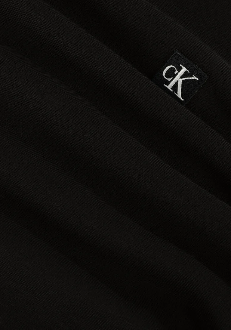 CALVIN KLEIN zwarte calvin klein trui ck embro badge crew neck
