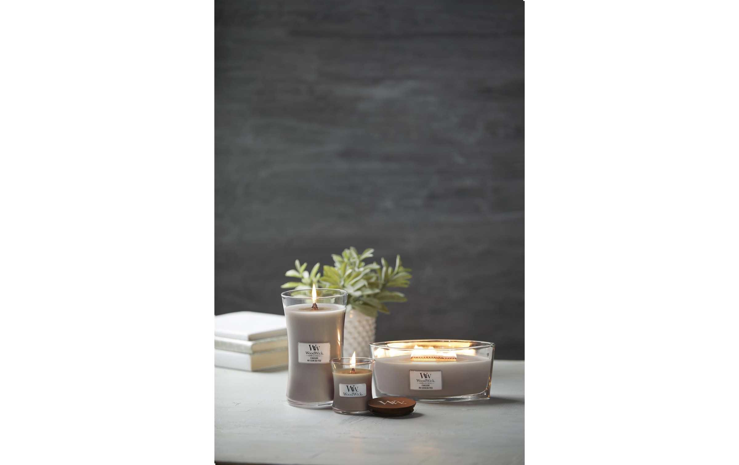 Woodwick Duftkerze »Fireside Ellipse«