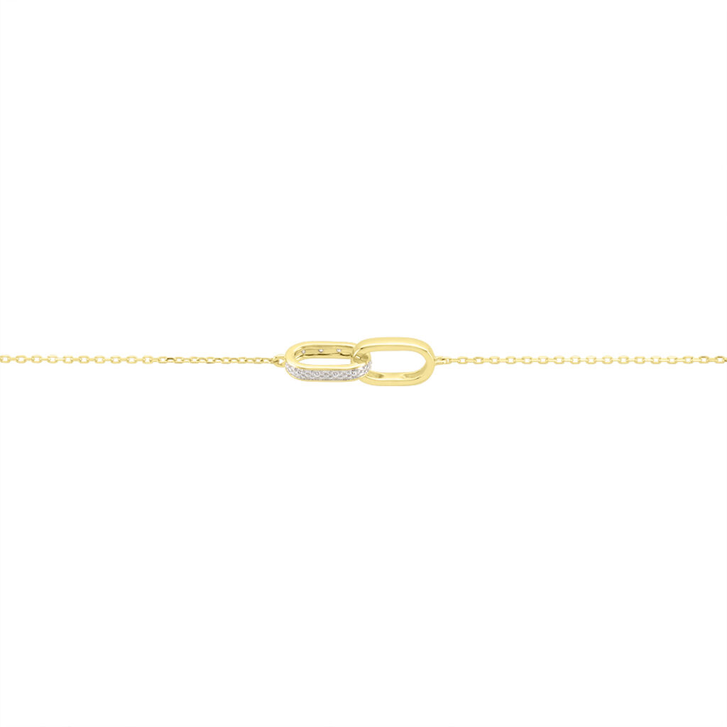 Bracelet Molana Or Jaune Diamant