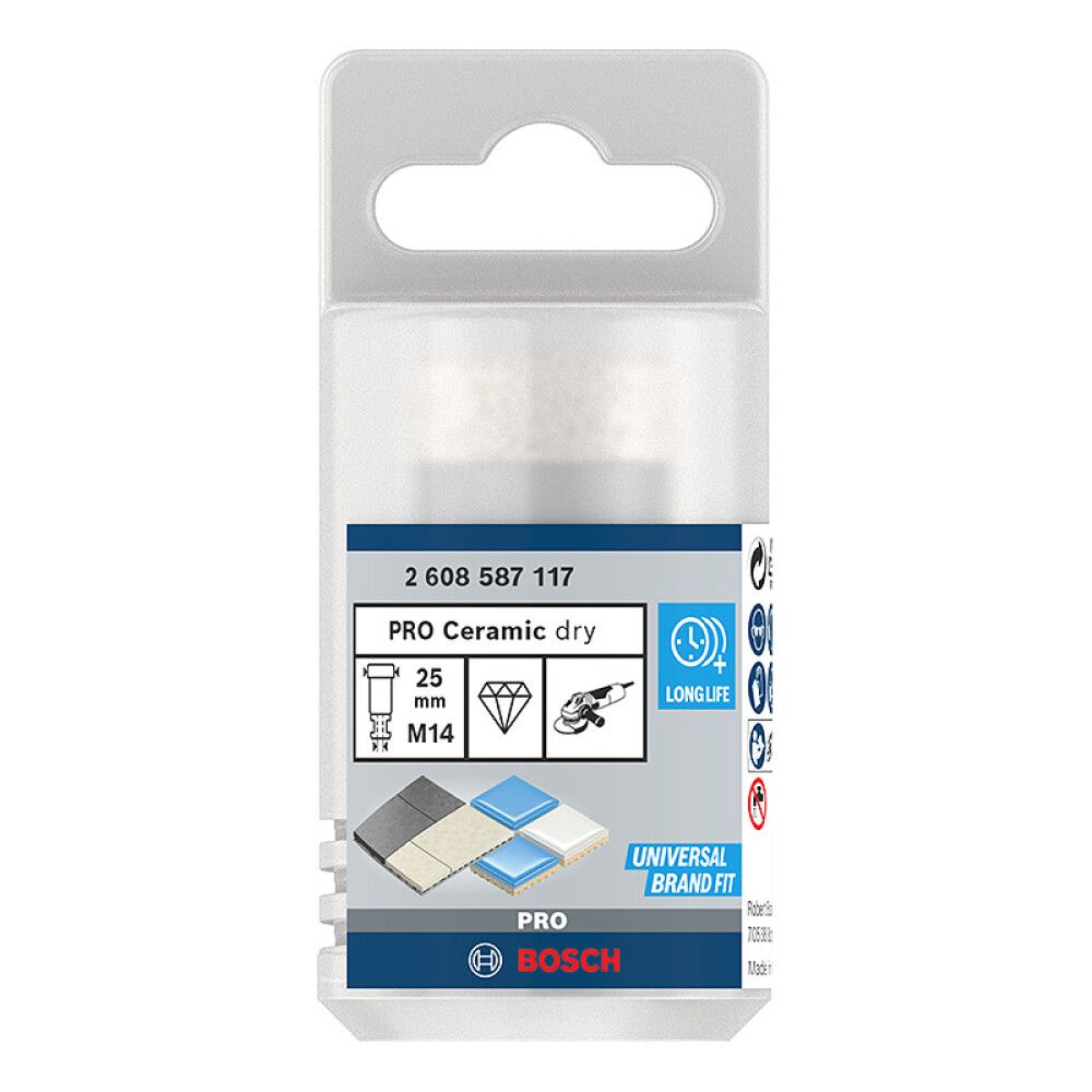 DIAMANTKJERNEBOR BOSCH PRO CERAMIC DRY 25MM