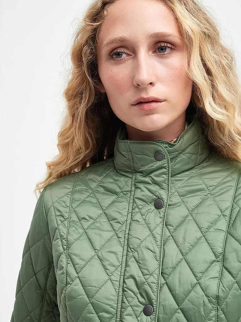 BARBOUR Steppjacke FLYWEIGHT CAVALRY hellgrün