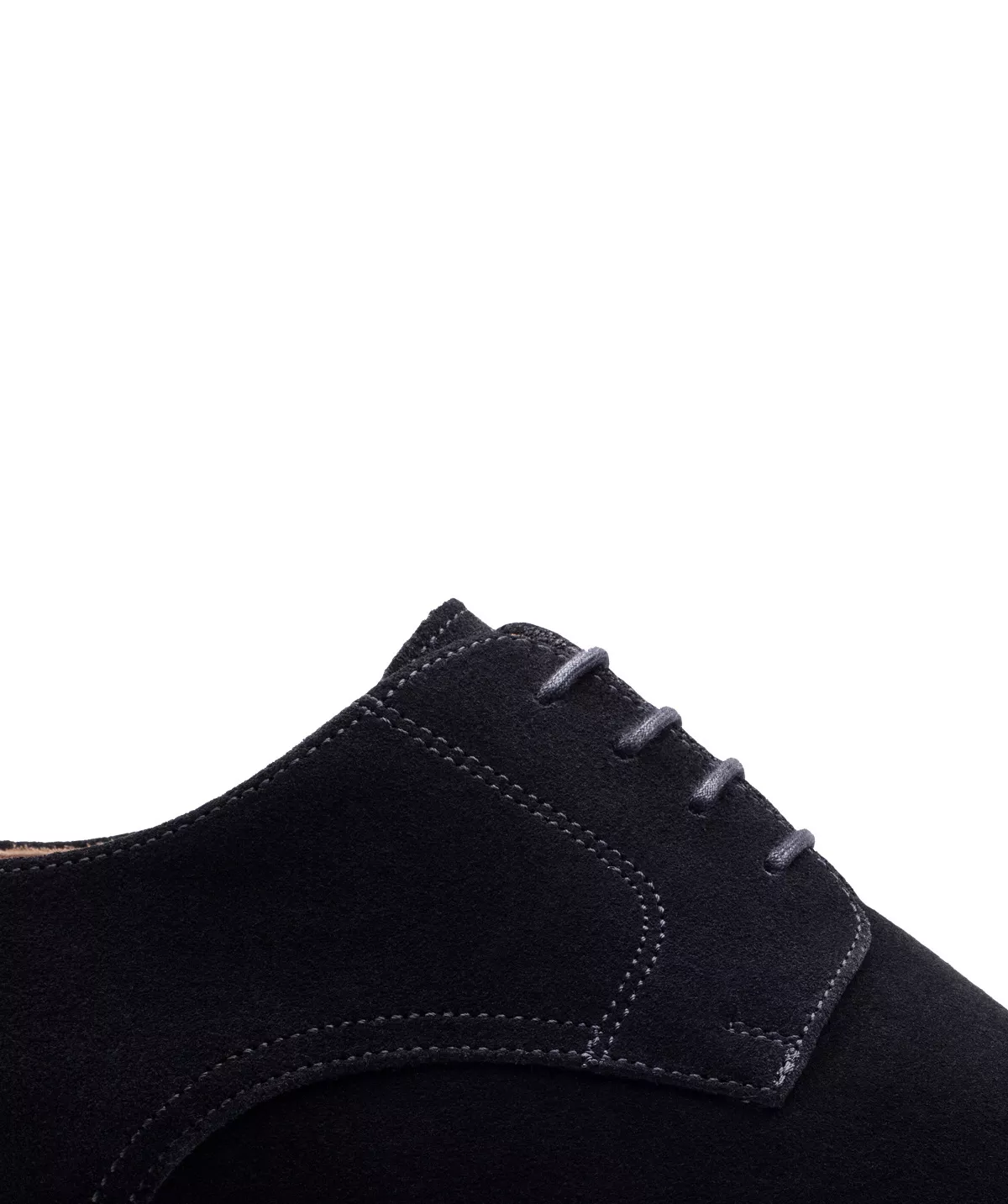 Derby MATT Veau velours Noir