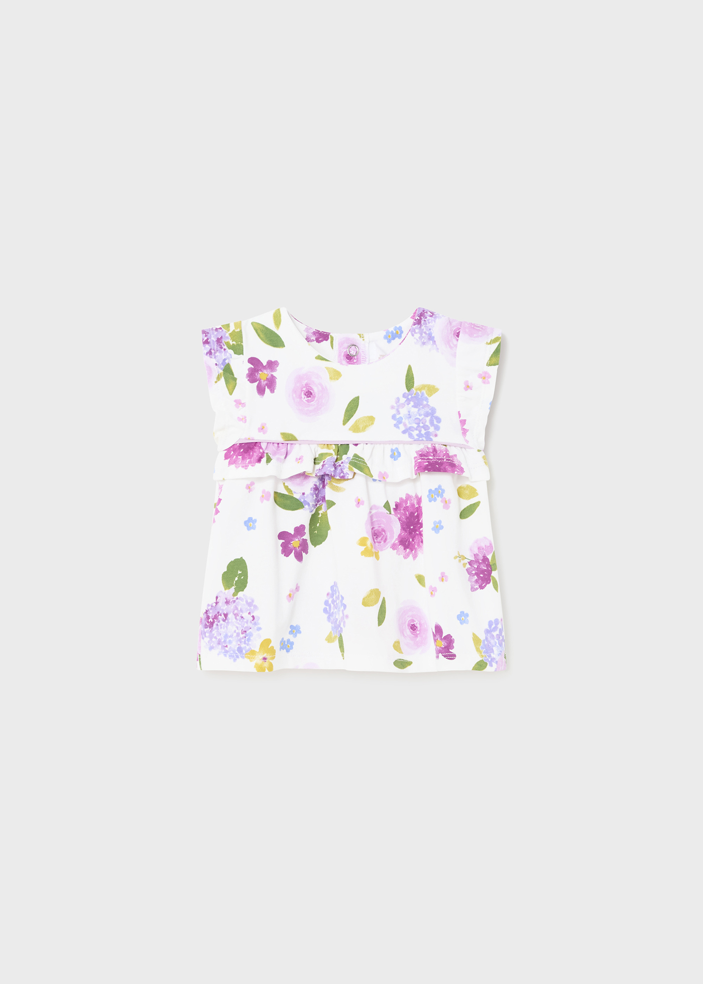 Conjunto de 3 peças Better Cotton para recém-nascidos com estampa de dente-de-leão