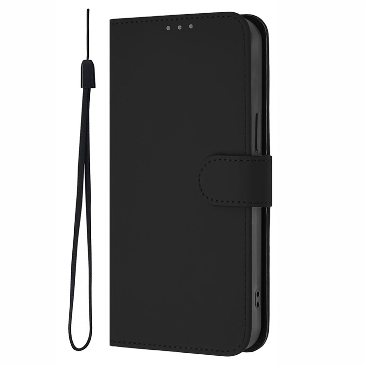 Samsung Galaxy S24 FE Leder Tasche Flip Cover mit Kartenfächer - Schwarz