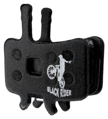 Paires de Plaquettes BLACK RIDER pour AVID Juicy Semi-Métallique 