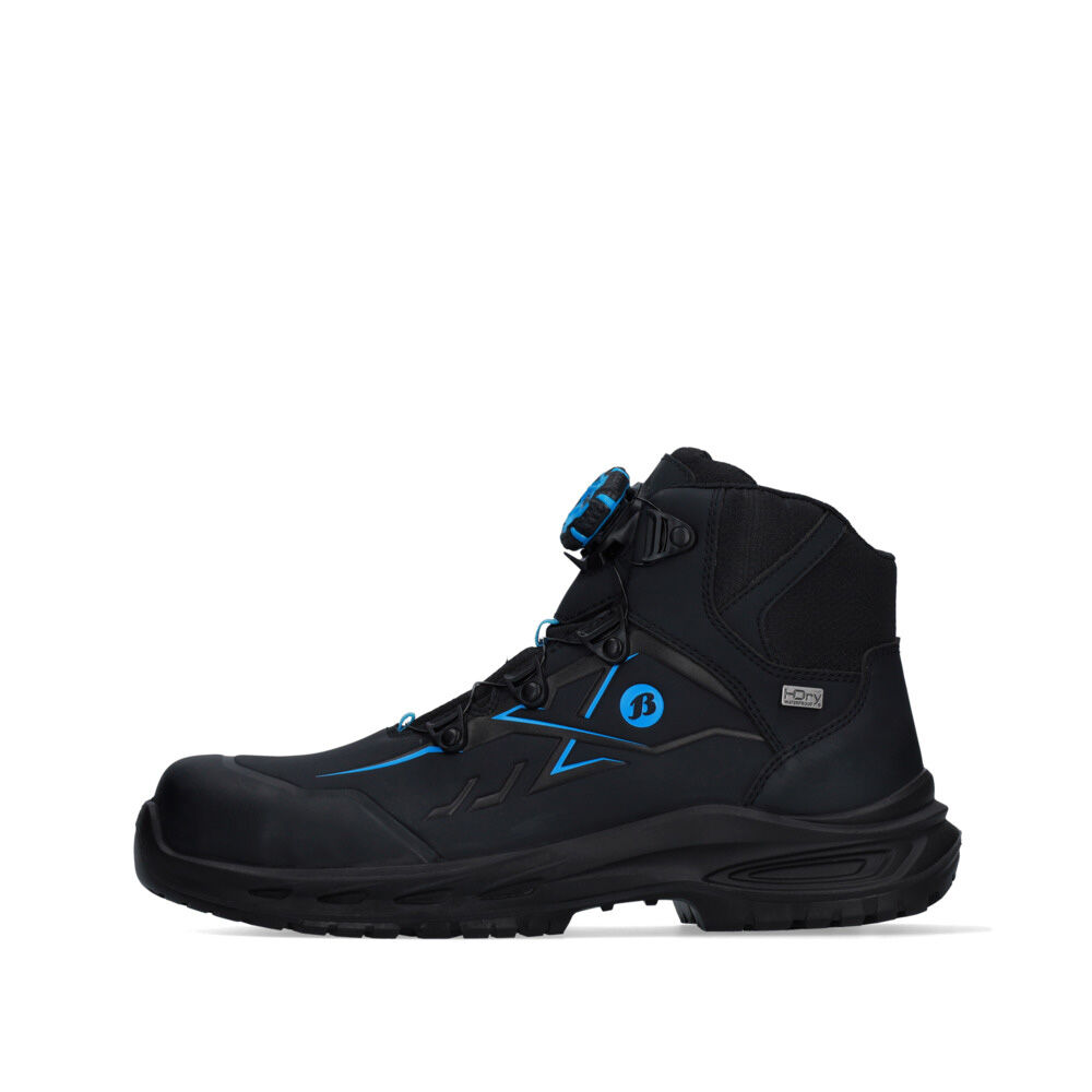 Bata Stone XW - Brede Leest - Werkschoenen - Zwart - 38