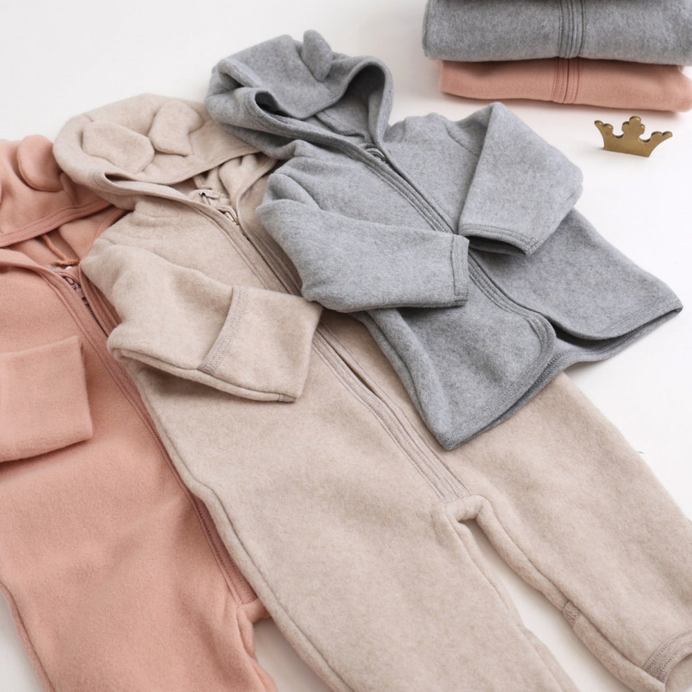Køb Huttelihut Camel Melange Køredragt Ears Cot. Fleece