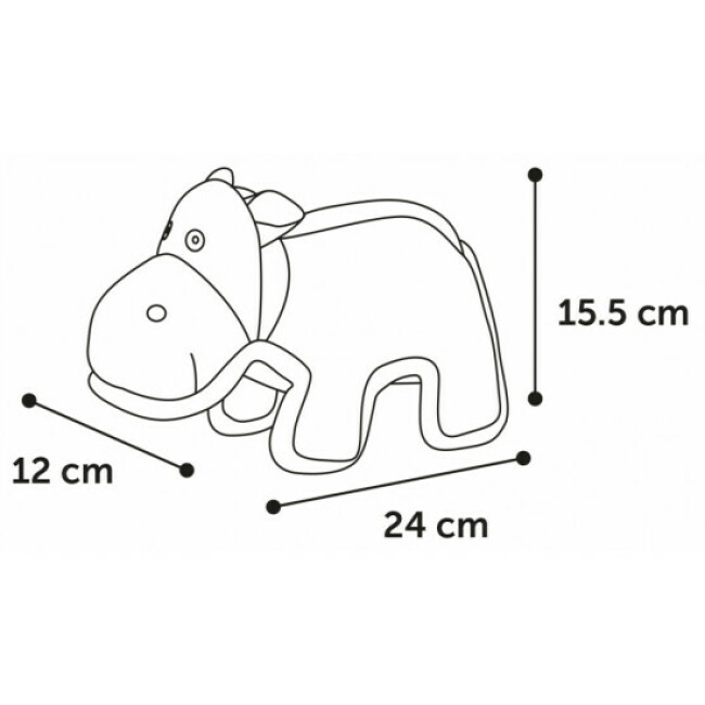 Peluche Animal Flamingo Strong Stuff pour chien