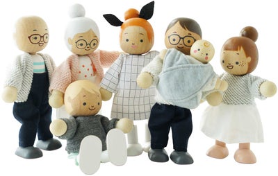 Le Toy Van My Doll Family Dukkehusfigurer 7 Stk