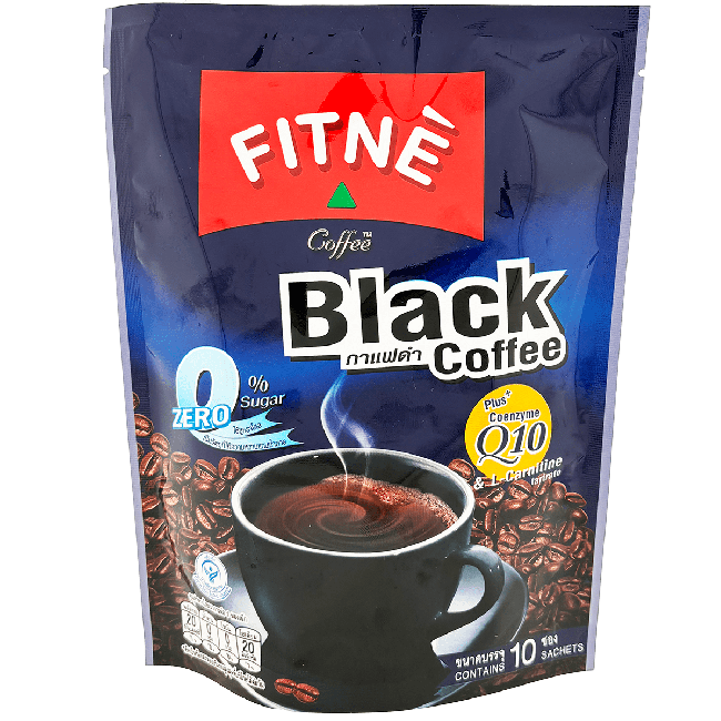 Fitne Zwarte Koffiemix Coenzyme Q10 Suikervrij 50g