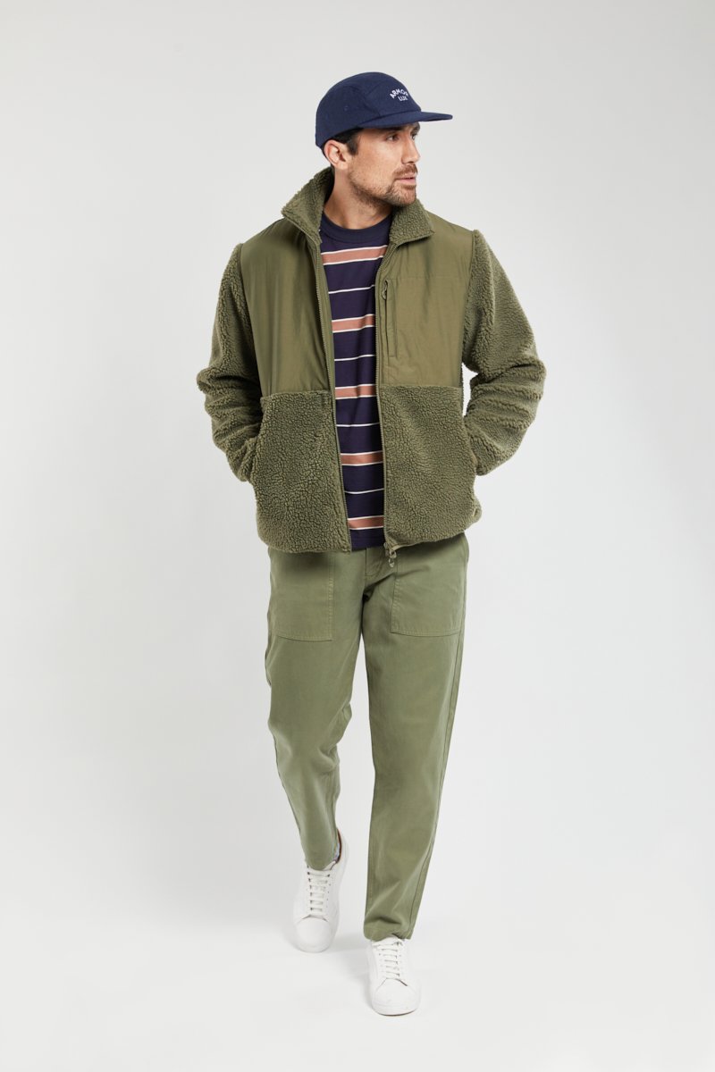 Veste zippée sherpa Héritage