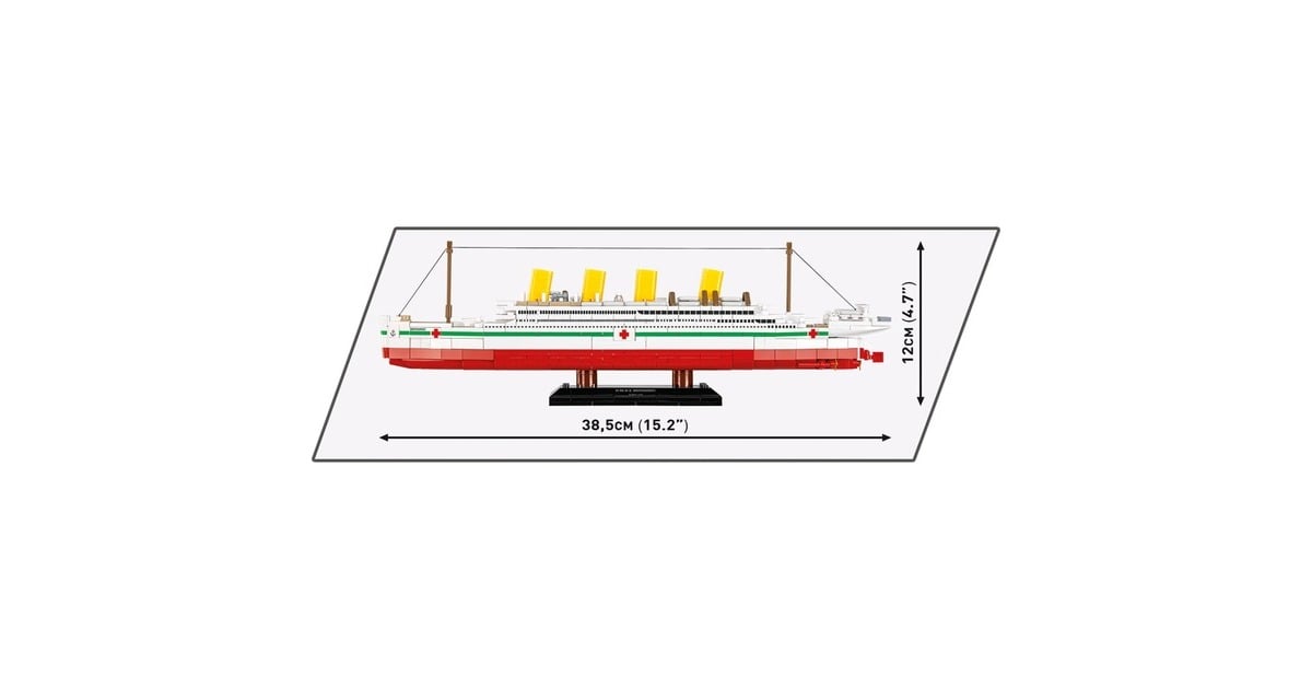 COBIHistorical Collection - H.M.H.S. Britannic Constructiespeelgoed  (Schaal 1:700)