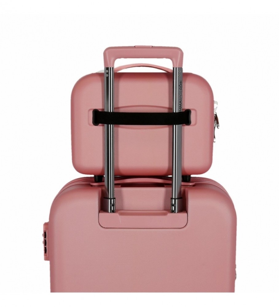 Nécessaire Movom Riga ABS, rosa - 29x21x15cm -