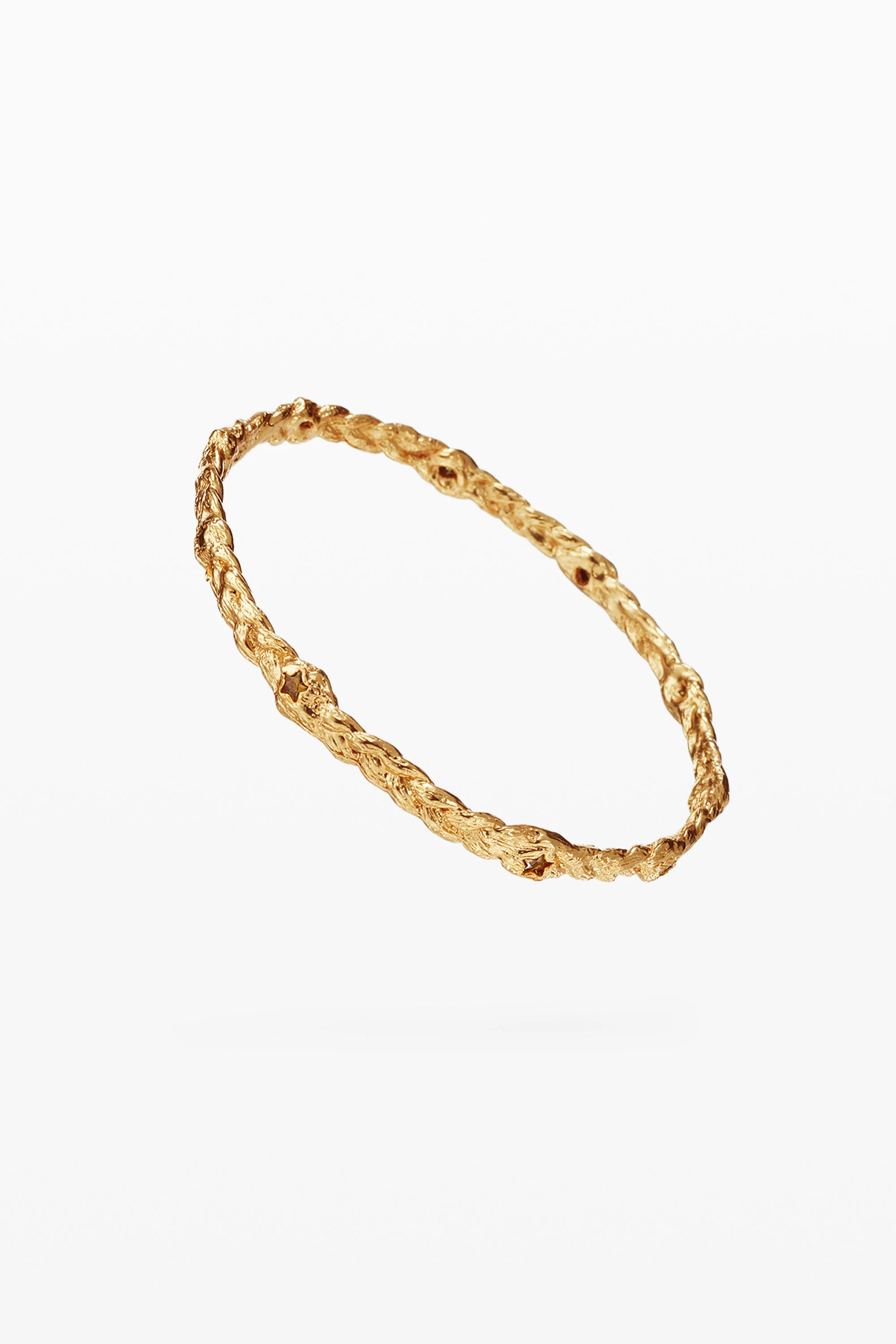 Pulseira Zalio banhada a ouro com estrela