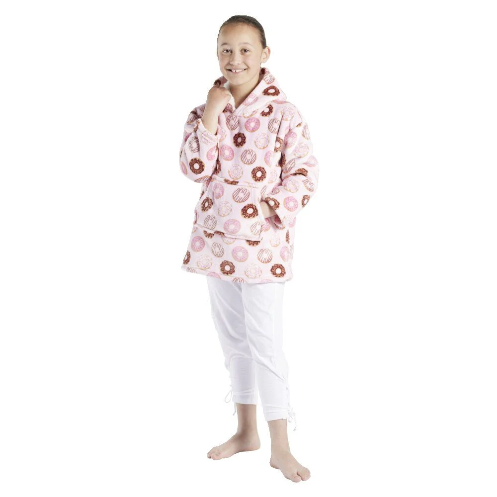 Pull plaid enfant motif donut Taille unique