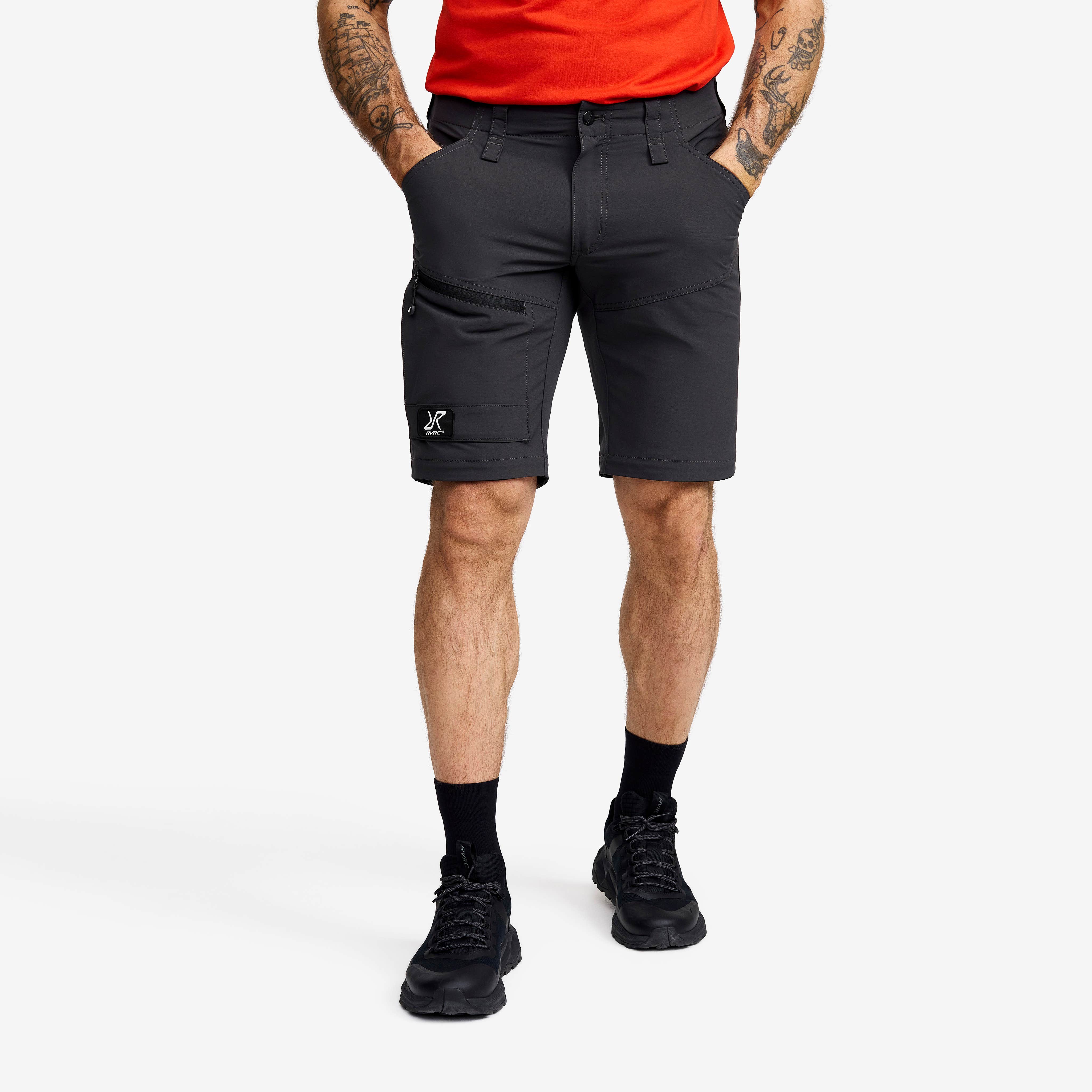 Range Pro Stretch Zip-off Pants Herre Anthracite/Black