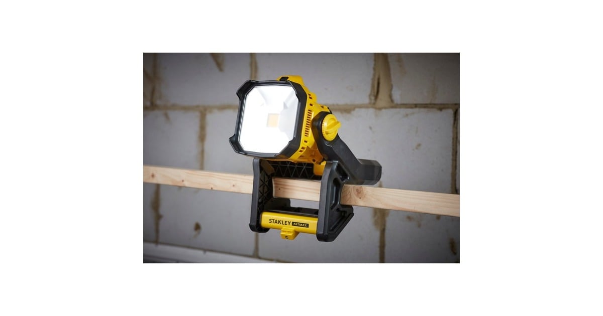 StanleyFATMAX V20 18V Werklamp  (Geel/zwart, Accu en oplader niet inbegrepen)