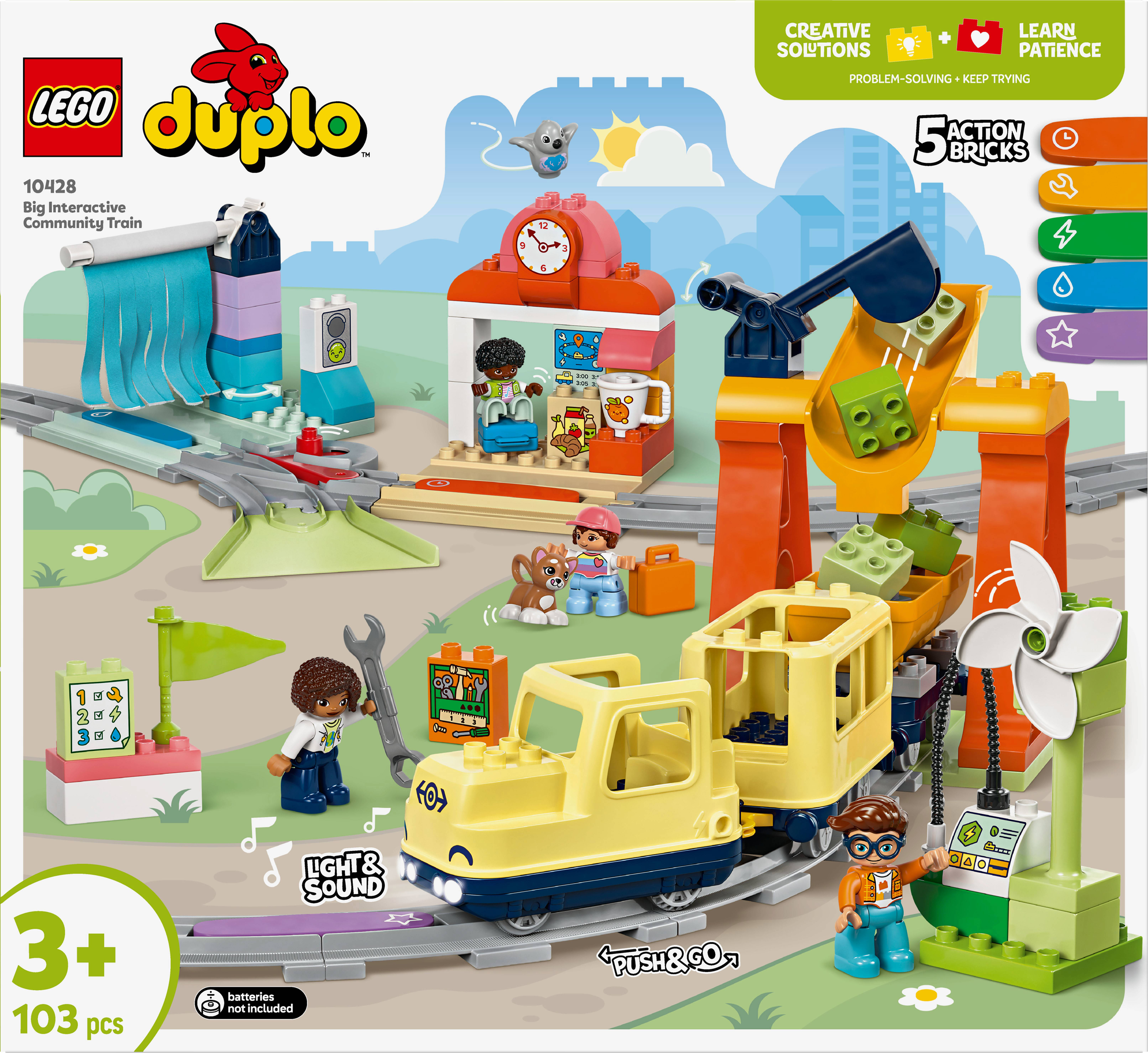 LEGO Stad Grote interactieve buurttrein set 10428