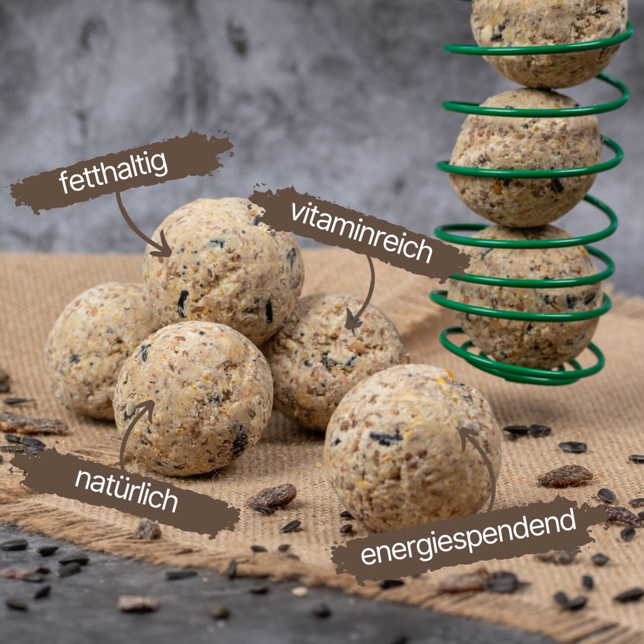 Lyra Pet Meisenknödel aus der Alb-Mühle Vollkorn & Früchte ohne Netz à 85 g