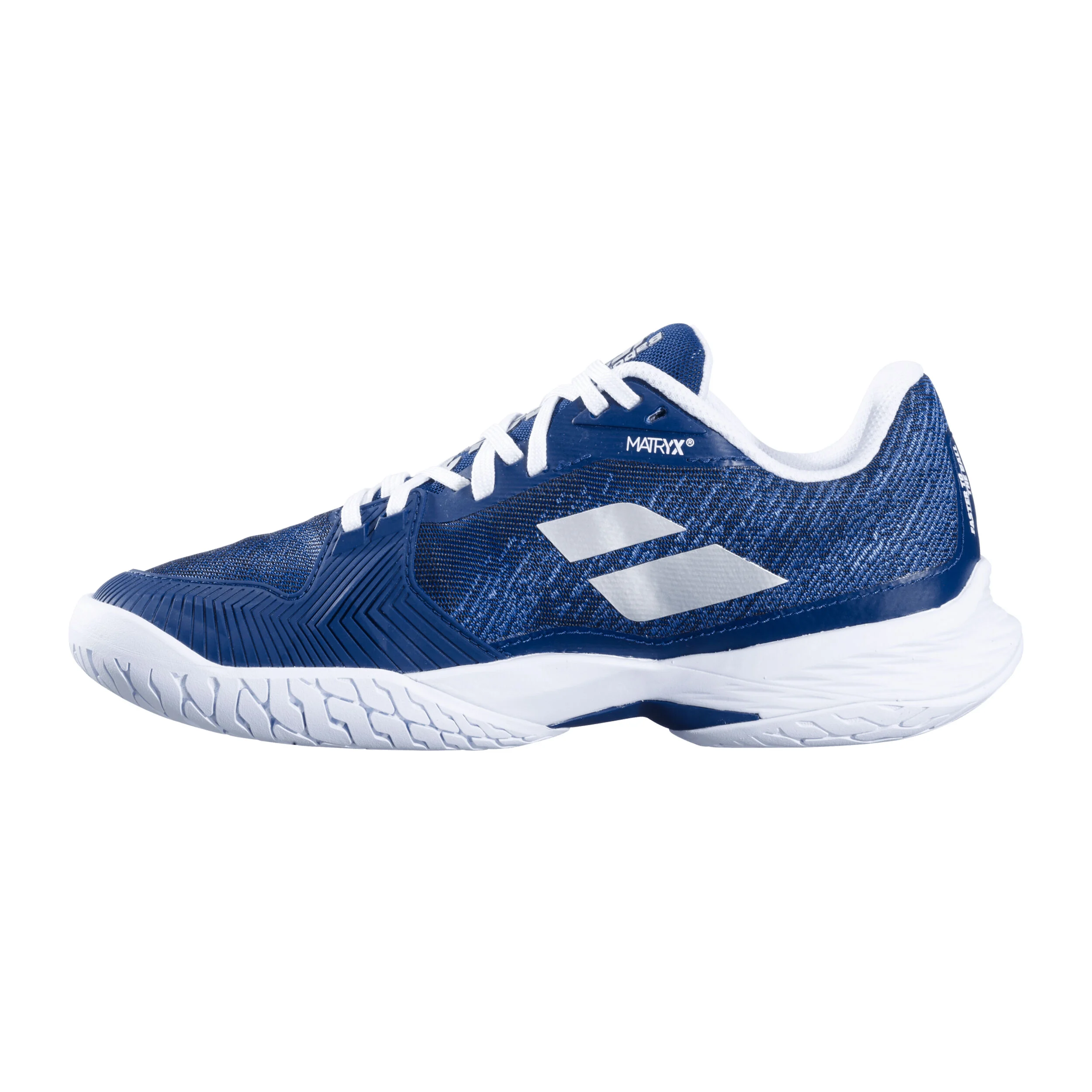 Babolat Jet Mach 3 Chaussures Toutes Surfaces Femmes - Bleu Foncé , Blanc