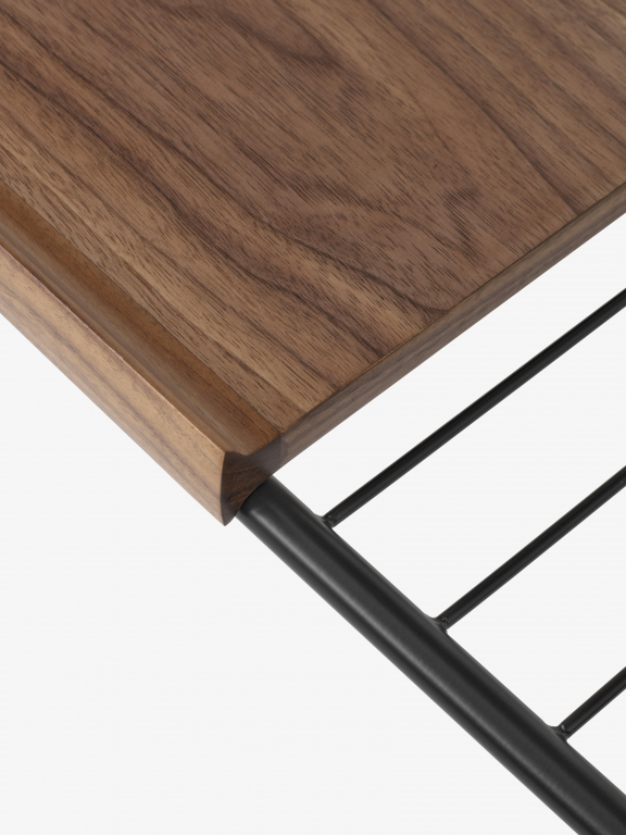 &tradition Alima NDS1 trolley zwart, gelakt eiken