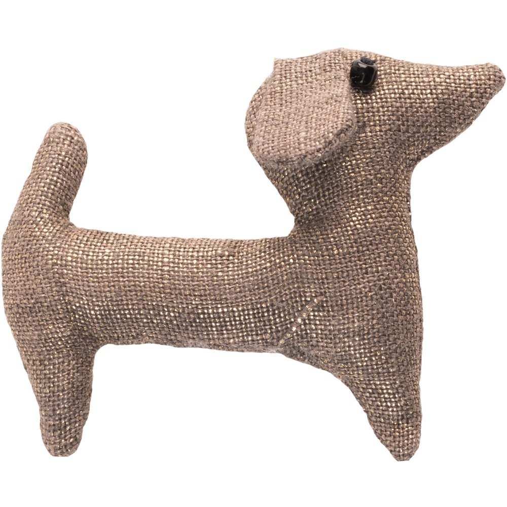 Barrette Basset Lin Cuivré