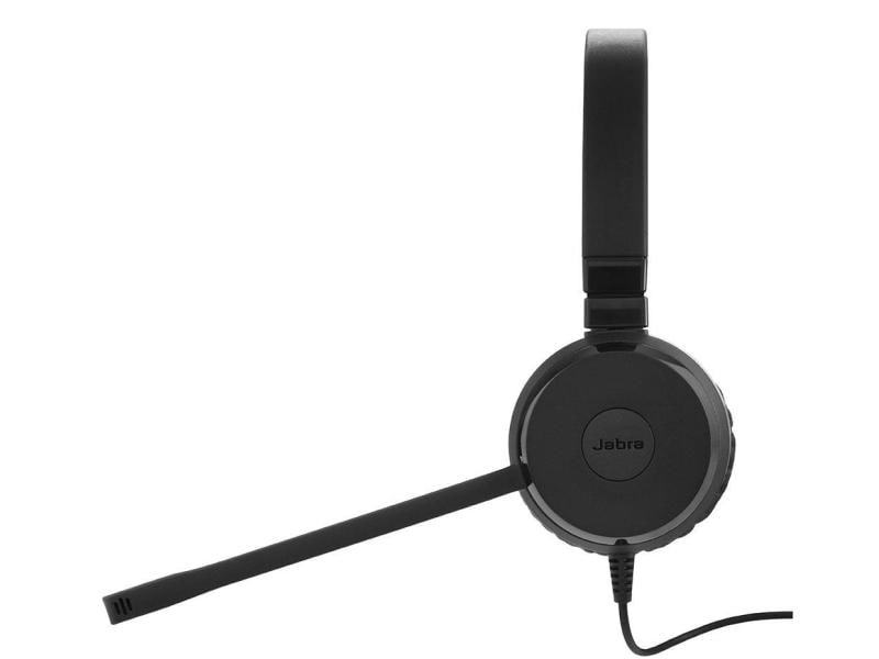 Jabra Headset Evolve 20 MS Duo Schnurgebundenes, binaurales Headset für VoIP-Softphones