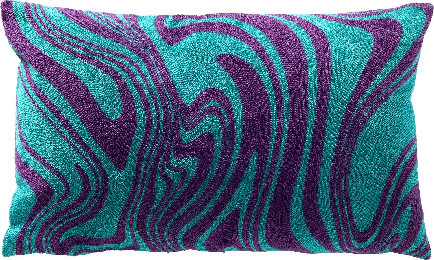 Dutch Decor sierkussen Ayra blauw / paars 30 x 50 cm