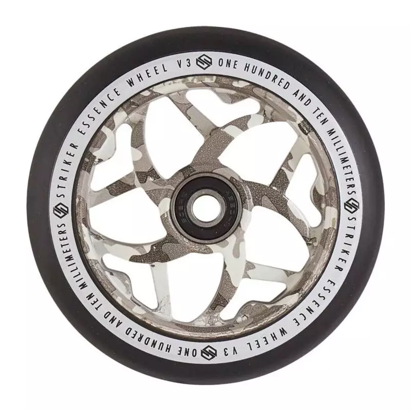 Striker Essence V3 Noir Roue Trottinette Freestyle Snow Camo 110mm