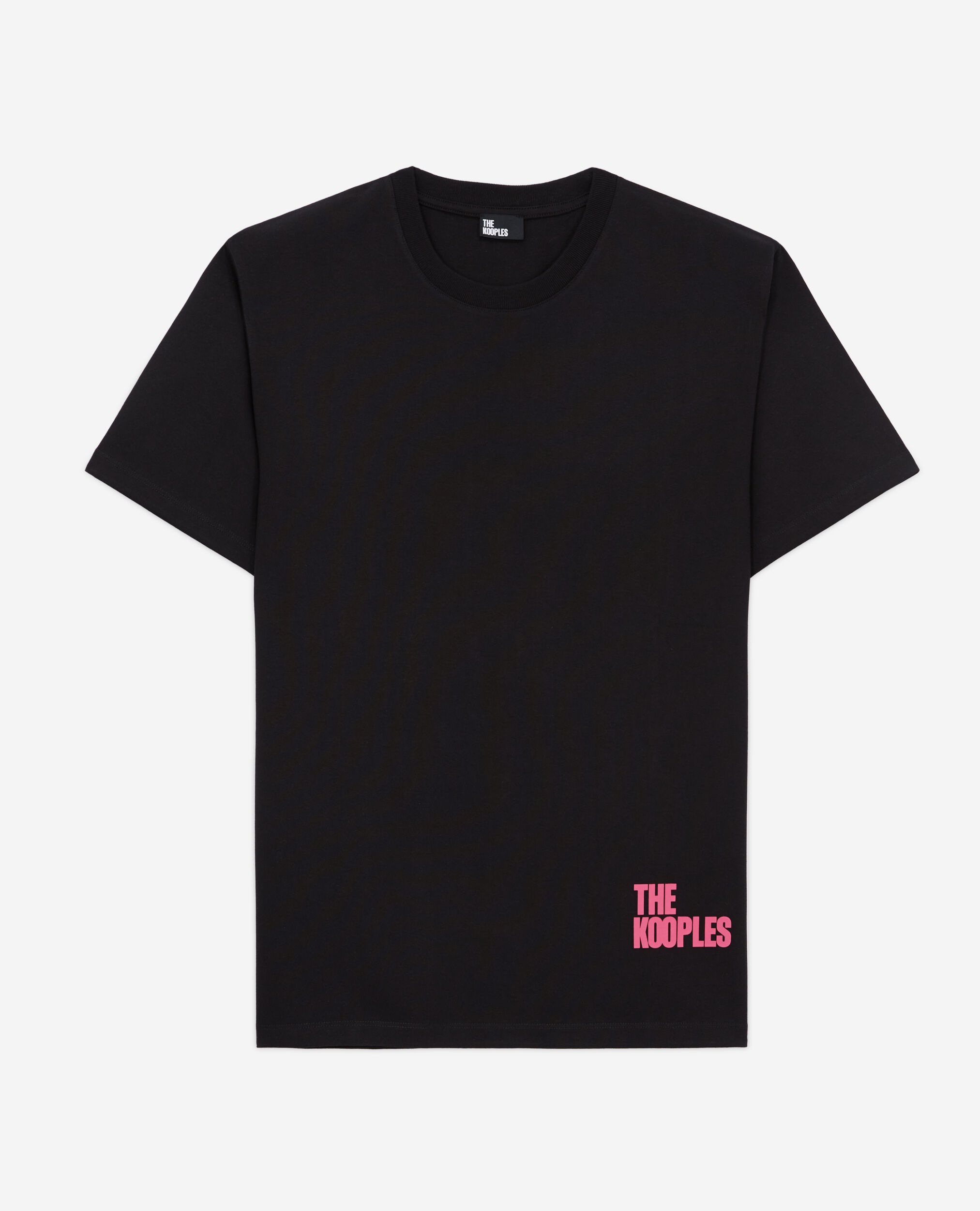 T-shirt noir sérigraphié Logo dégradé