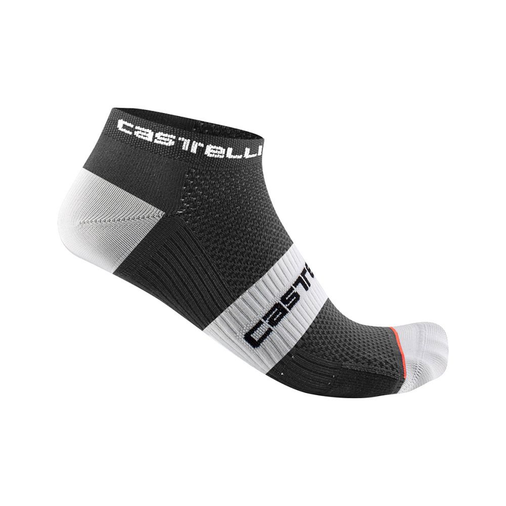 Castelli LOWBOY 2 - Chaussettes noir/blanc