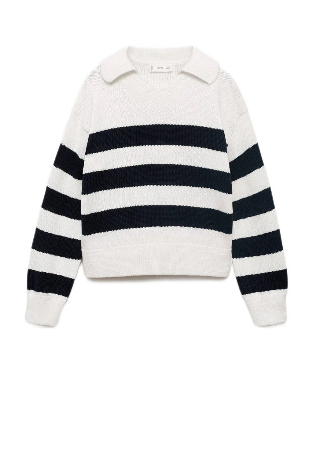 Mango Kids trui ecru gebreid