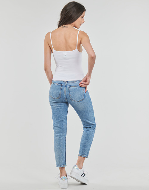 Tommy Jeans - TJW BBY COLOR LINEAR STRAP TOP - Blanc
