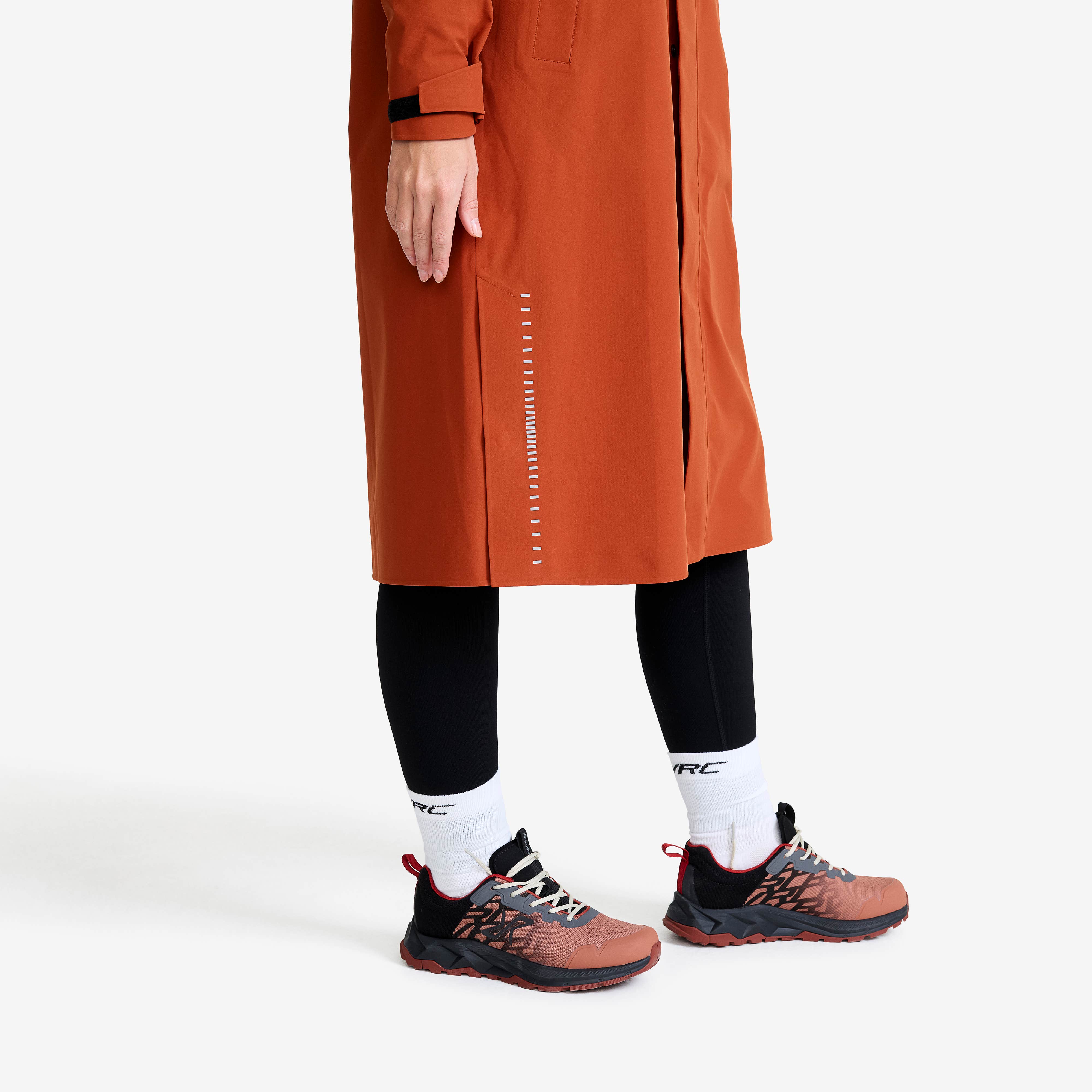 Cloud 3L Long Shell Parka Dame Rusty Orange