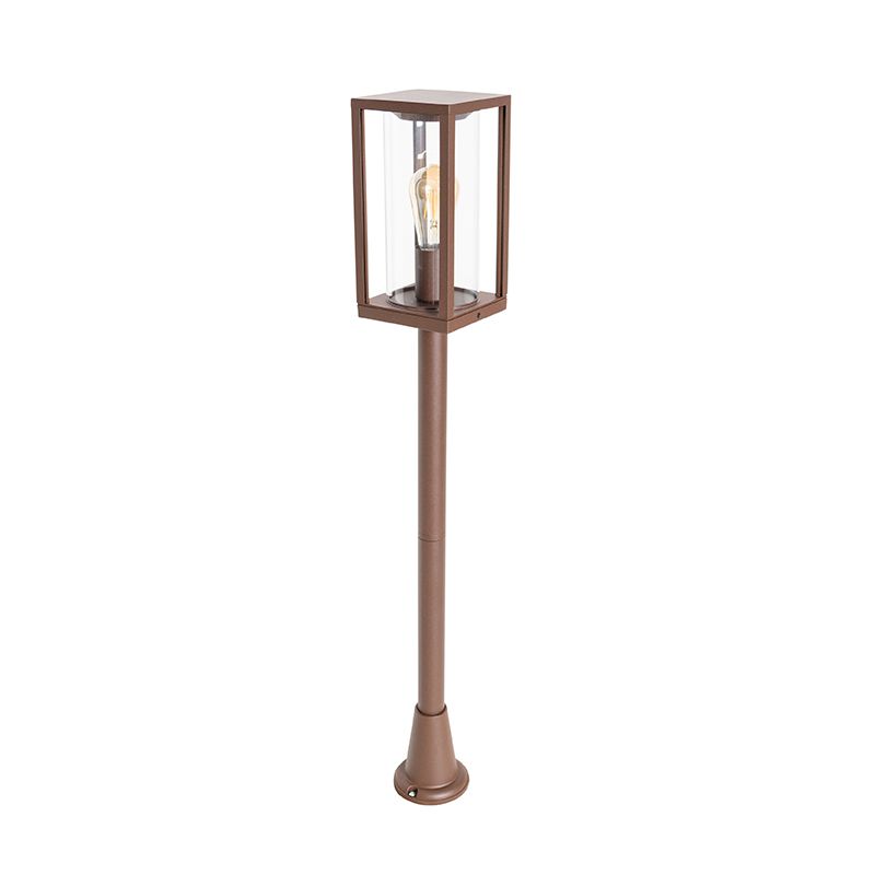 Industriële staande buitenlamp roestbruin 100 cm IP44 - Charlois