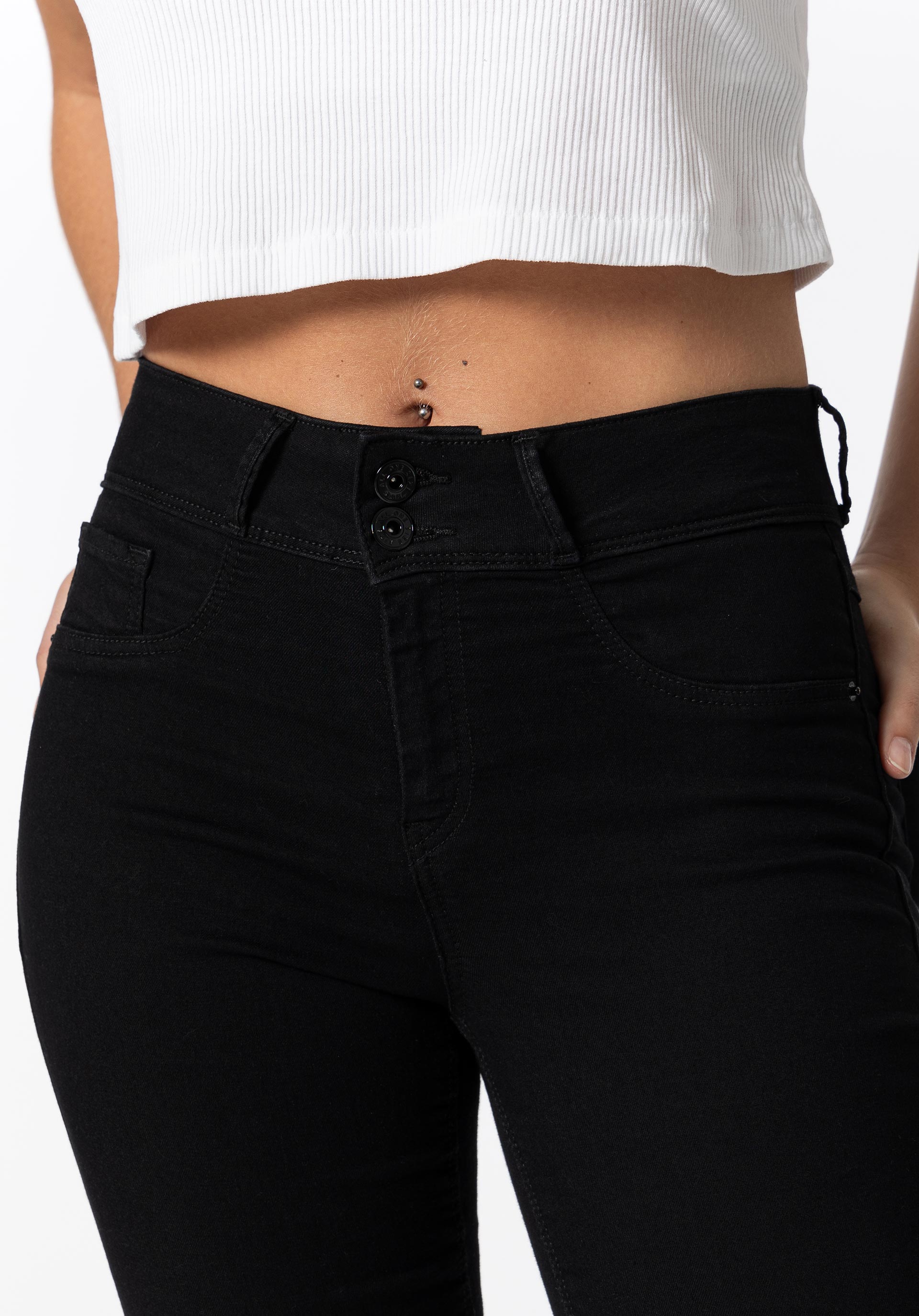 Jeans One Size Skinny Classic Cintura Alta