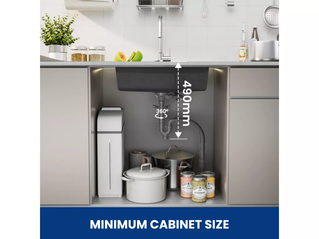Cecipa max Évier de Cuisine 1 Cuve 70×45cm + Egouttoir + Vasque + Distributeur de Savon, Évier 1 Bac Évier Inox Grande Capacité (Argent),EU Modèle